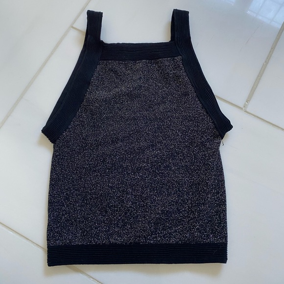 Phat Buddha stretch sparkle black & Charcoal tank - Picture 2 of 3